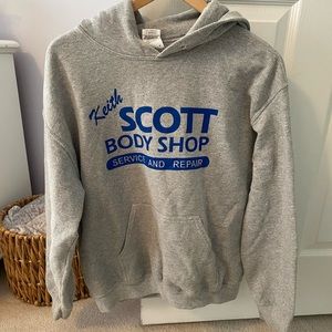 Keith Scott body shop sweatshirt